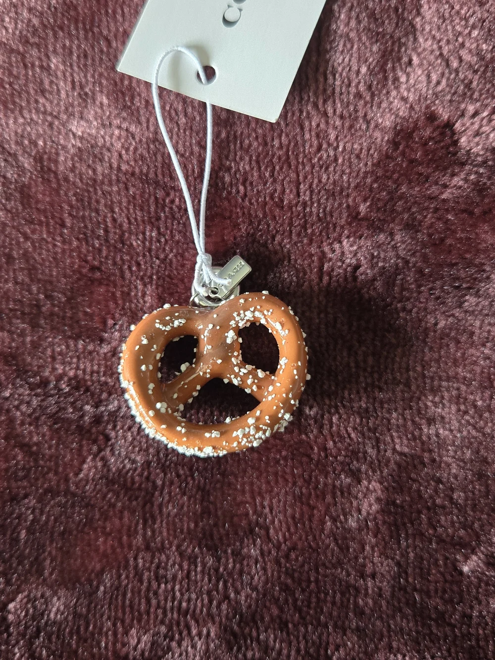 COACH Pretzel Shoe Charm Keychain Pair